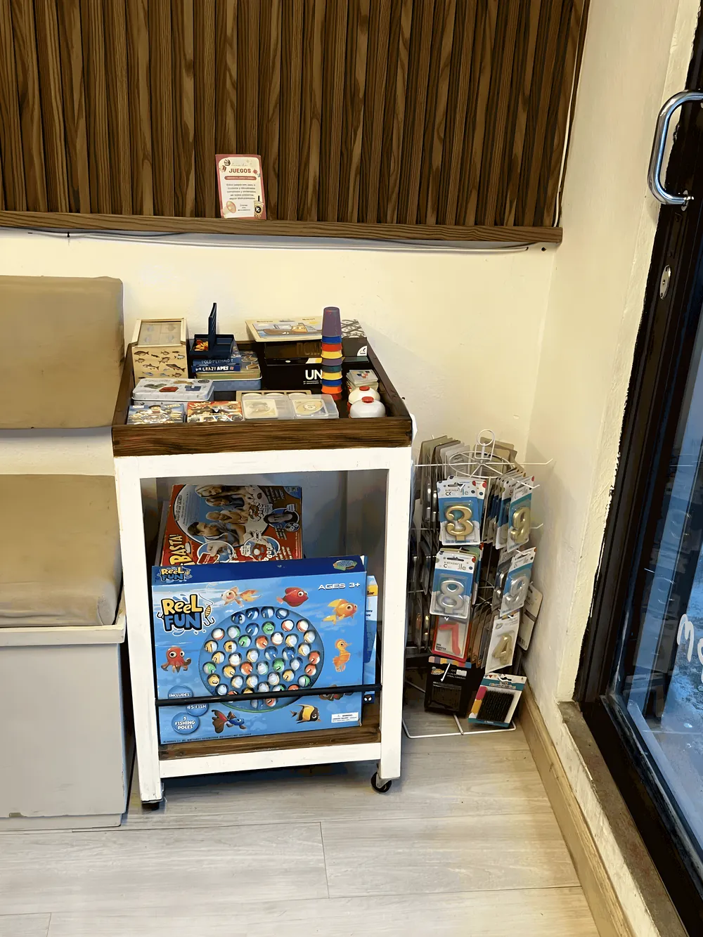 Juegos de mesa en el local